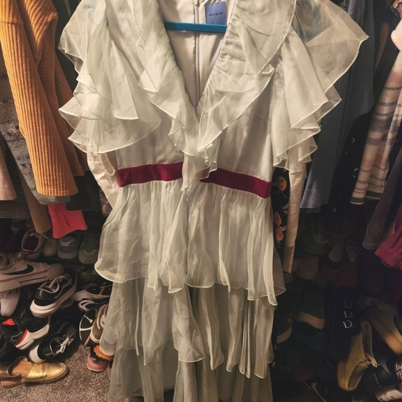 EUC macgraw Chandelier Dress in Mint, Size M - Picture 7 of 14